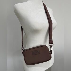 Dagne Dover Mara Phone Sling Bag Dune Crossbody Minimal Travel Bag Neoprene